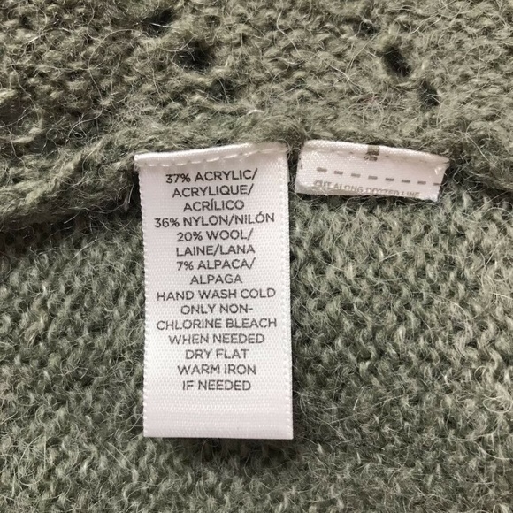 Lou & Grey Open Knit Draped Cardigan Sweater Sz XS - Picture 7 of 7